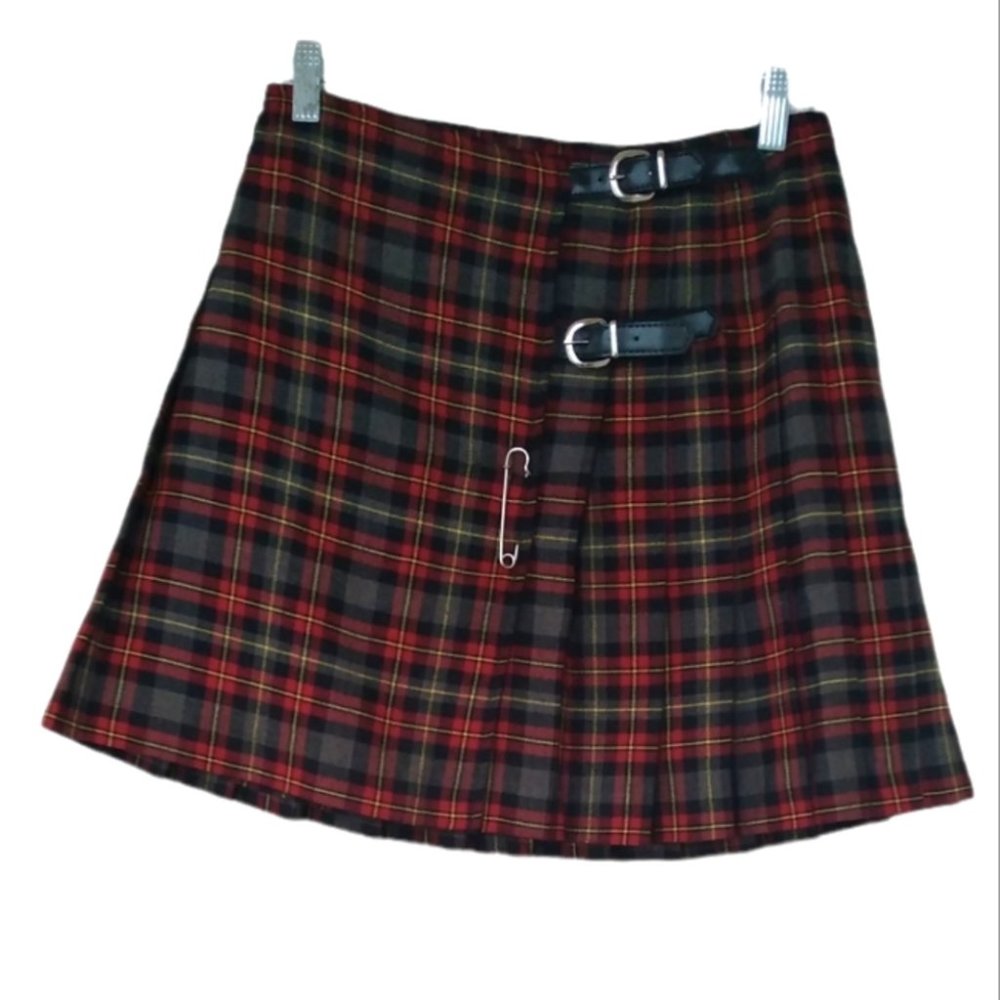 Dalmys Plaid Skirt For Women Size 10